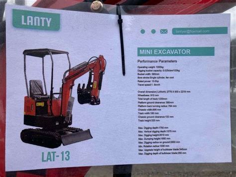 lanty lat-13s mini excavator|lanty mini excavator specs.